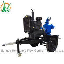 Industrial Self-Priming Esgoto Trash Diesel Trailer Pump